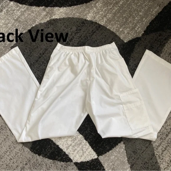 NWOT WonderWink Women Small/SP White Scrub Set - Picture 8 of 12